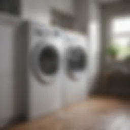A pristine washing machine interior showcasing cleanliness