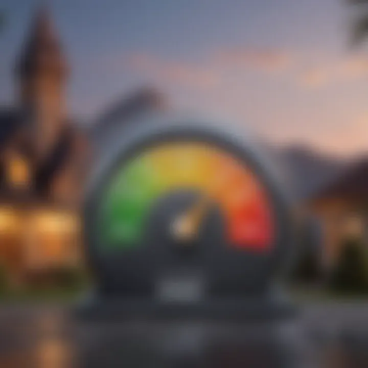 A visual representation of a credit score scale highlighting the 850 mark as the pinnacle of credit achievement