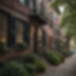Charming historic homes lining Acorn Street