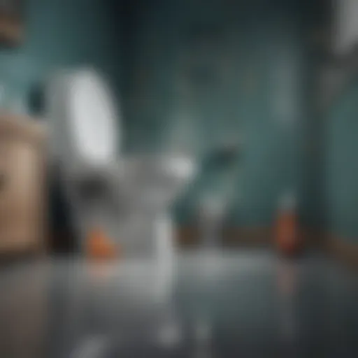 Chemical solutions for toilet maintenance