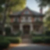 Architectural beauty of a historic Atlanta home