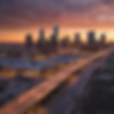 Scenic urban skyline of Fort Worth at sunset, illustrating the city's dynamic environment.