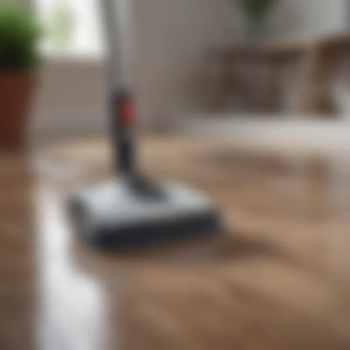 Sleek design of a top-rated floor cleaner
