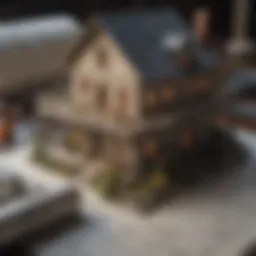 A detailed house blueprint showcasing various measurement annotations.
