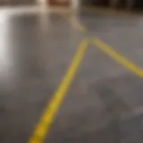 A tape measure laid out across a floor, indicating precise measurements.