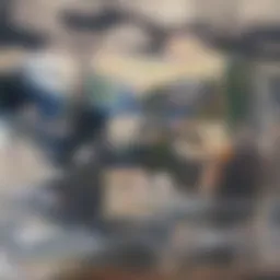 A television screen showing a reflection of a cleaning spray bottle