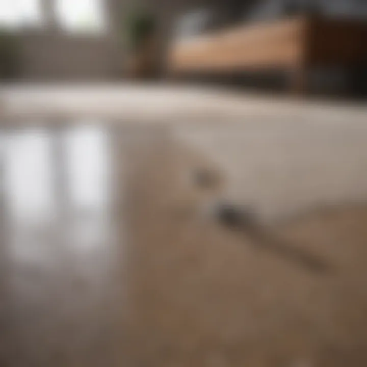 Natural cleaning solutions laid out on a surface, ready for use.