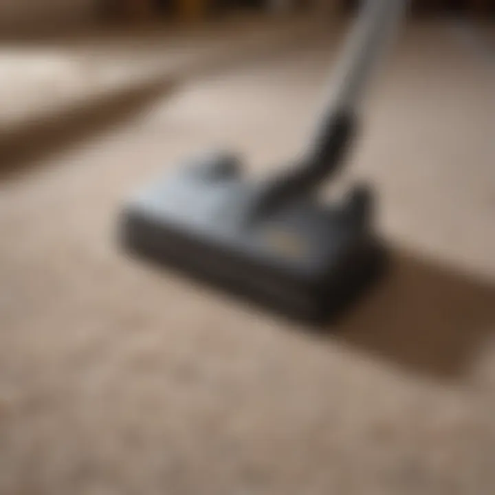 Variety of cleaning tools for carpets