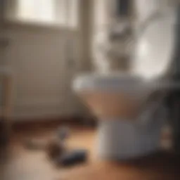 Tools for toilet pipe cleaning