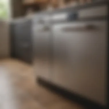 Before and after comparison of a clean dishwasher