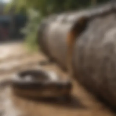 Cobra Drain Snake in Action