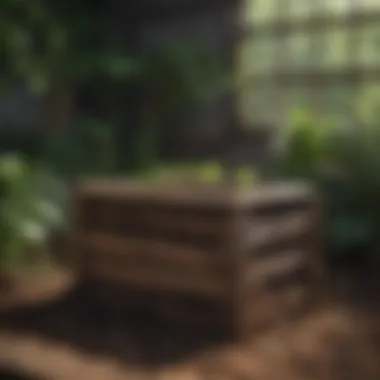 Sustainable DIY Compost Bin DIY compost bin made from recycled materials