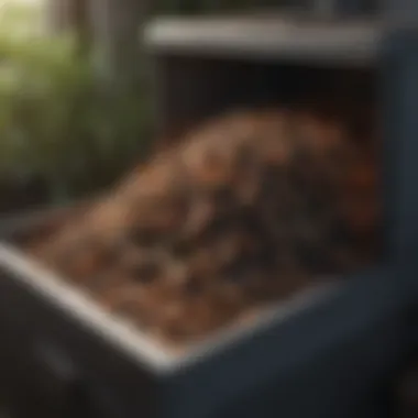 Vermicomposting in Small Areas Worm bin for vermicomposting in limited spaces