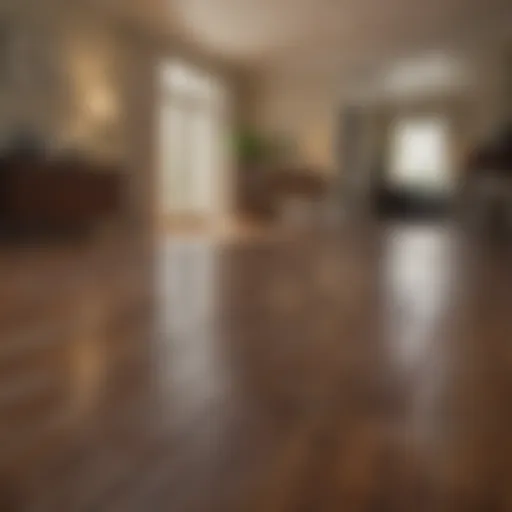 Spot treatment for stain removal on wood floors