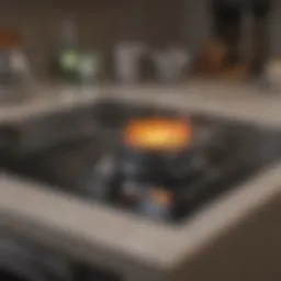 Shiny glass top stove with minimal scratches