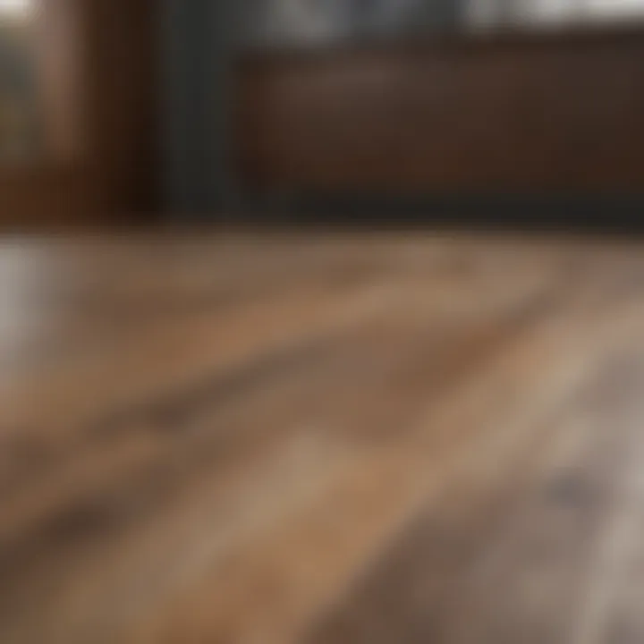 Variety of laminate floorboard designs displayed in a showroom