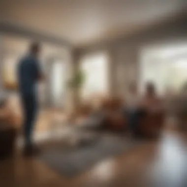 Resolving Conflicts Effectively Concept image of conflict resolution between roommates