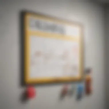Visualizing Your Cleaning Schedule A well-structured cleaning calendar on a wall