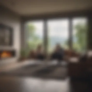 A couple discussing their future plans and goals regarding their property.