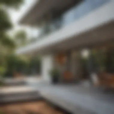 Clean Lines and Organic Forms in Architecture Architectural details showcasing clean lines and organic forms