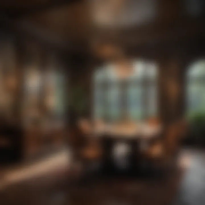 Themed decor elements enhancing the dining atmosphere