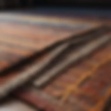 Understanding Synthetic Rug Composition Detailed view of synthetic rug fibers