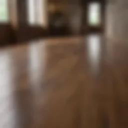 Before and after cleaning wood floors