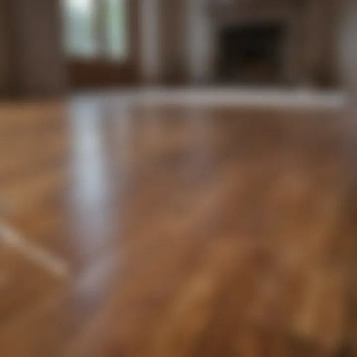 Cleaning materials for wooden floors