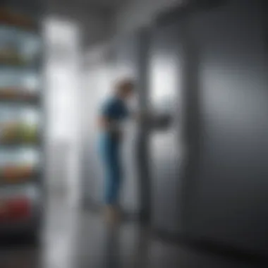 Commercial Cleaning Agents Commercial cleaning agents displayed for refrigerator use