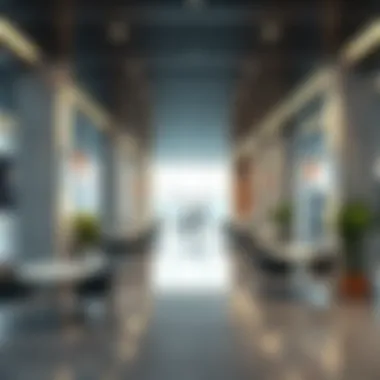 Streamlined Operations in Hospitality Abstract representation of streamlined operations in the hospitality sector