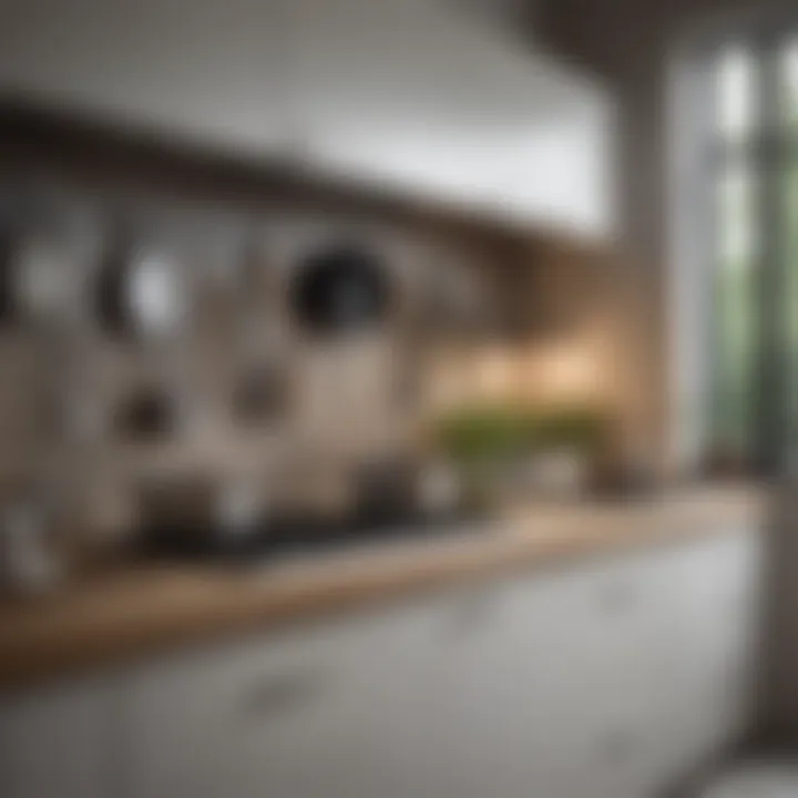 Well-organized kitchen with essential utensils and cookware