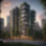 A stunning view of Central Park and surrounding apartments showcasing modern architecture and lush greenery.