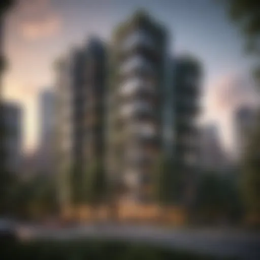 A stunning view of Central Park and surrounding apartments showcasing modern architecture and lush greenery.