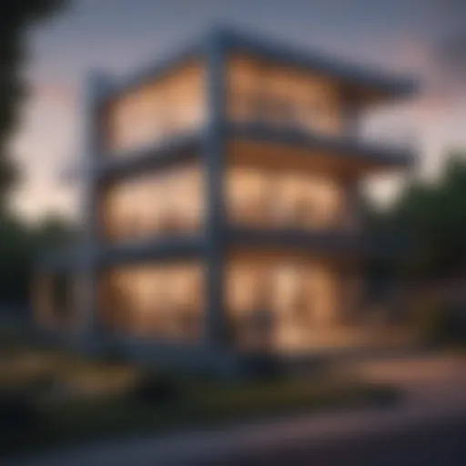 Illustration depicting the structure of a rental LLC