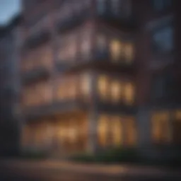 Stunning architectural design of Allegheny Apartments showcasing unique features