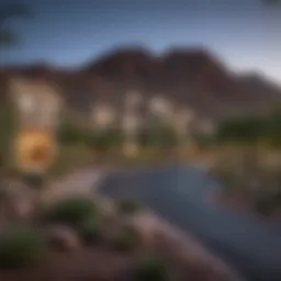 Scenic view of Camelback East apartment complex