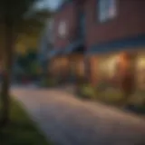 Vibrant neighborhood in the DC Metro Area showcasing local amenities