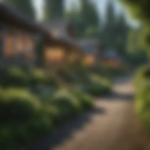 Scenic view of Cedar Mill neighborhood showcasing lush greenery