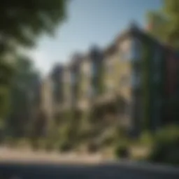 Scenic view of Mt. Washington neighborhood showcasing lush greenery and residential architecture