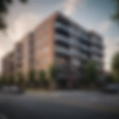 Modern Architectural Style in Ellington DC Scenic view of Ellington DC apartment buildings showcasing modern architecture