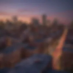 Historic view of Boston's skyline