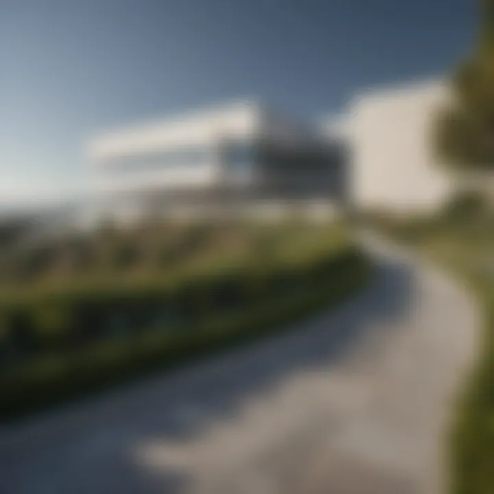 The architectural marvel of the Getty Center.