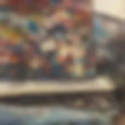 Vibrant street mural representing Bronx culture