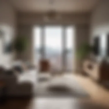 Modern Decor in One-Bedroom Apartment Stylish one-bedroom apartment interior showcasing modern decor