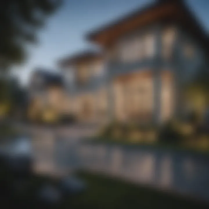 Elegant architectural design of Parkview East homes featuring modern aesthetics