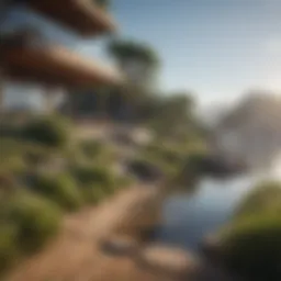 A serene landscape representing inner peace and mindfulness
