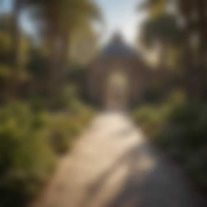 Families enjoying a sunny day in Balboa Park's expansive gardens