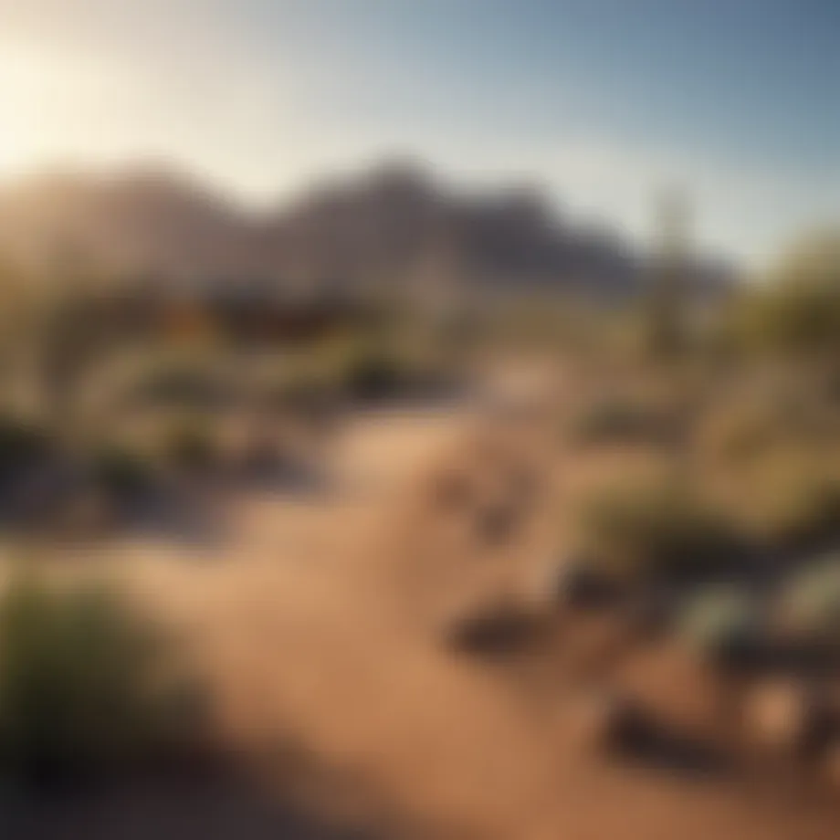 Serene desert landscape in Scottsdale