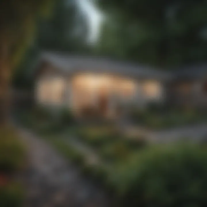 Community-friendly backyard cottage neighborhood
