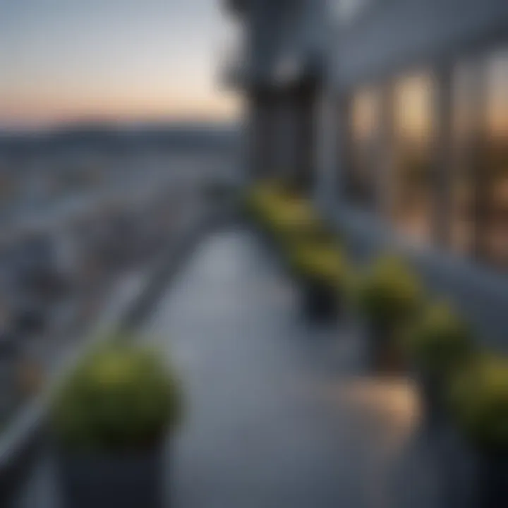 Scenic view from a balcony of Sky Apartments overlooking West Seattle
